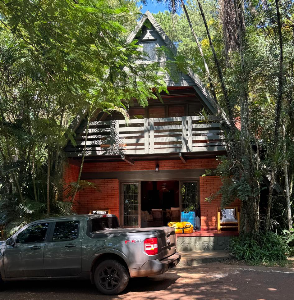 The front of the hotel